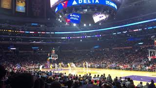 Lakers game Section 118 Cryptocom Arena view from your seats [upl. by Pears]