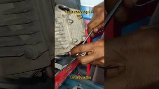 tapet checking CD 70 youtubeshorts honda viral cd70 [upl. by Elleuqar]