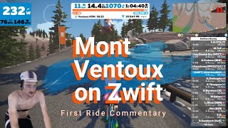 Zwift Mont Ventoux Climb w Commentary Scenery Speculation Secrets History and Highlights [upl. by Demha]