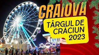 Targul de Craciun de la Craiova 2023 4K [upl. by Ymij30]