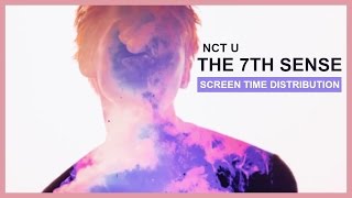 NCT U  The 7th Sense  Screen Time Distribution [upl. by Brentt174]