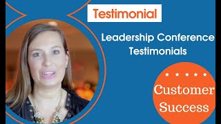 Customer Success Leadership Conference Testimonials [upl. by Tterb]