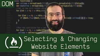 Selecting amp Changing Website Elements DOM manipulation  Beau teaches JavaScript [upl. by Thorrlow]