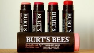 Burts Bees Tinted Lip Balm Review [upl. by Schenck]