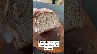 Pan de trigo sarraceno y arroz recetasdepan glutenfree pansingluten nutritips alimentacionsana [upl. by Hasila]