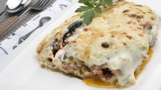 Carne picada con bechamel gratinada  Karlos Arguiñano [upl. by Ahar]