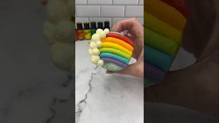 🌈 rainbow cupcakes 🌈 cupcake cakedecorating rainbow cakedbyrach shortsfeed [upl. by Mulderig]