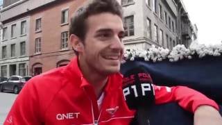 Jules Bianchi answers personal questions [upl. by Attennaej714]