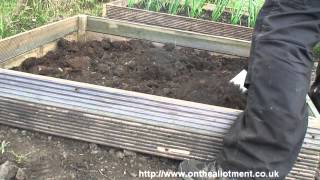 Building a Raised bed at the allotment [upl. by Aihsek18]