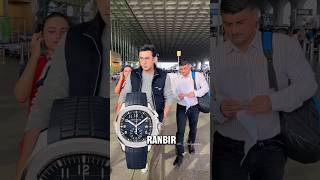 Ranbir Kapoor Stuns in Patek Philippe Aquanaut 5968G001 Style amp Luxury On Display watchnow [upl. by Urbani]