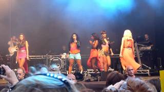 The Saturdays  All Fired Up Towneley Live  Burnley 13th August 2011 [upl. by Dirk]