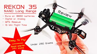 REKON 35 NANO Long Range FPV Drone  The Review [upl. by Bevash]