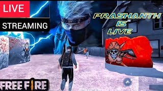 PRASHANTH GAMER 111 is live  FREE FIRE freefirelivefreefireffliveteluguguildtrails [upl. by Rabin]