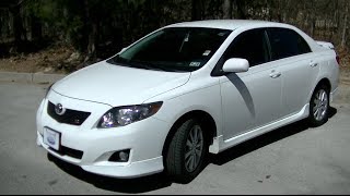 2010 Toyota Corolla S Startup Tour amp Test Drive [upl. by Fernando]