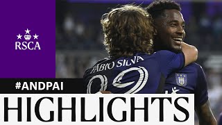 HIGHLIGHTS RSC Anderlecht  Paide Linnameeskond  20222023  A double for Amir [upl. by Tyree]