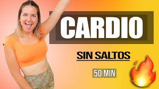 🤩 ¡Rutina Cardio para Quemar Grasa sin Impacto 🔥 50 Minutos 🔥 [upl. by Eydnarb43]