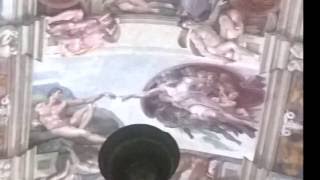 Sistine Chapel  The Creation of Adam  Michelangelo  Vatican  Ceiling frescoes  Touch [upl. by Anselme928]