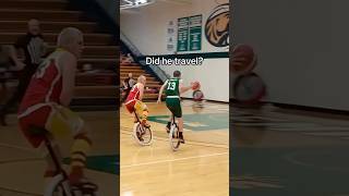 Unicycle basketball is DIFFERENT 😭 ht sportsnextgenIG shorts basketball tricks highlights [upl. by Annaed]