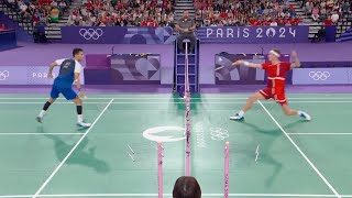 Lakshya Sen vs Axelsen Badminton mens singles semifinal Highlights Paris Olympics [upl. by Aiekahs483]