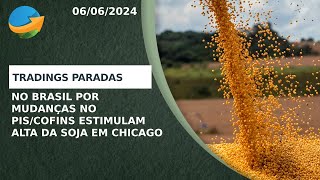 Soja Tradings calculam impacto de mudanças no PISCOFINS no Brasil greve na Argentina e petróleo [upl. by Balmuth]