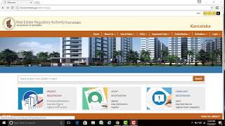 Online process of project registration with RERA Karnataka Part 1 [upl. by Bonis668]