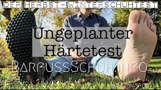 Ein ungeplanter Härtetest für die Leguano Kosmo – Barfußschuhe Test Winter 2022 [upl. by Ydna835]