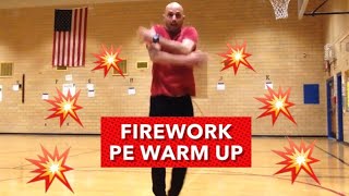 PhysEdZone quotFireworkquot PE Dance Fitness WarmUp  Brain Break [upl. by Granthem184]