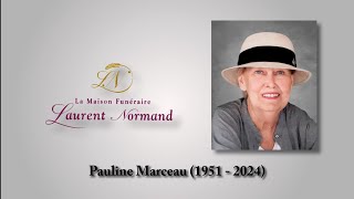 Pauline Marceau 1951  2024 [upl. by Eninahs]