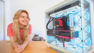 LETS BUILD MY NEW GAMING PC OVERPOWERED AND UNIQUE RTX 4090 PC Build  NoisyButters [upl. by Aiden]