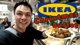 IKEA Christmas Buffet  Julbord A Christmas Table full of Swedish Foods [upl. by Ahsenhoj]