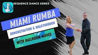 Miami Rumba Sequence Dance Instruction [upl. by Ardnola]