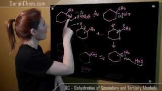 Dehydration of Secondary and Tertiary Alcohols [upl. by Nichole]