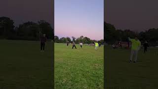 Great Play by the Catcher kickball fun games play tiktok soccer football basketball friends [upl. by Semajwerdna187]