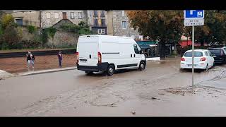 Inondations à Bourg Argental le 17 octobre 2024 [upl. by Attej]