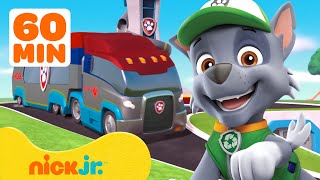 PAW Patrol Best Moments on the PAW Patroller 2 w Rocky 🚐 1 Hour  Nick Jr [upl. by Ahsoyek]