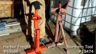 Manual Tire Changer Comparison  Harbor Freight 69686 vs Northern Tool 13474 [upl. by Hazeghi]