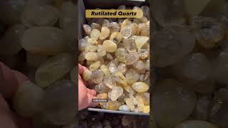 3 Reasons Why you need Rutilated Quartz in your life healingcrystals crystalshop crystals [upl. by Aiekahs]