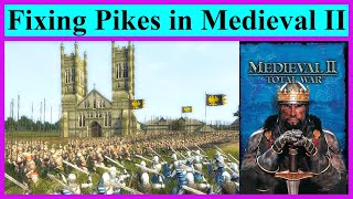 Fixing Pikes in Medieval II Total War  Pikes are Perfectly Balanced amp need no exploiting at all [upl. by Terrye]