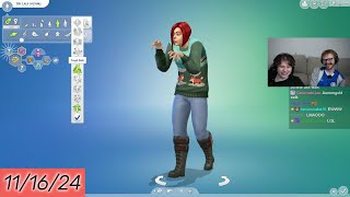 teaching prezoh how to play sims 4 aksually twitch VOD  111624 [upl. by Craven]