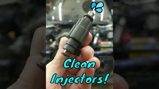 DIY Injector Cleaning In 60 Seconds How To Test And Clean Fuel Injectors At Home Shorts [upl. by Ammon]