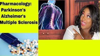 Pharmacology for Parkinsons Alzheimers and MS Disorders in Nursing [upl. by Tchao]