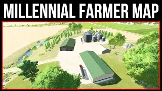 MILLENNIAL FARMER MAP – Revisit – Farming Simulator 22 [upl. by Tiebold843]