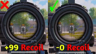 Tips for No Recoil Controlling And Accurate Spray Recoil for M416  6x Scope Settings 🥵🔥 [upl. by Inattyrb]