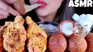 BHC 뿌링뿌링 뿌링클 치킨 먹방 ASMR 리얼사운드 치즈볼 노토킹 먹방 🍗 MUKBANG CHICKEN amp CHEESE BALL EATING SOUNDS プリンクルチキン [upl. by Eimmelc118]