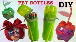 10 DIY Creative Ways to Reuse  Recycle Plastic Bottles part 1 [upl. by Barth]