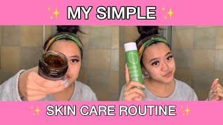 MY SIMPLE SKIN CARE ROUTINE DAY amp NIGHT [upl. by Yrellih48]