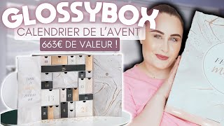 CALENDRIER DE LAVENT 2023 GLOSSYBOX  LE MEILLEUR [upl. by Harutak29]