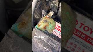 HOW TO CLEAN A CAR BATTERY  Remove Acid Corrosion Using Baking soda and Water [upl. by Kreitman]