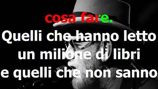 Francesco de Gregori  La storia siamo noi  KARAOKE [upl. by Renruojos]