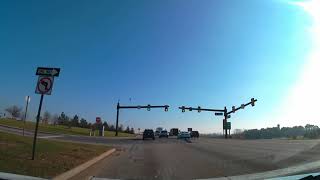 Driving from Rochester Hills Michigan to Utica Michigan 11142017 [upl. by Eikcid]